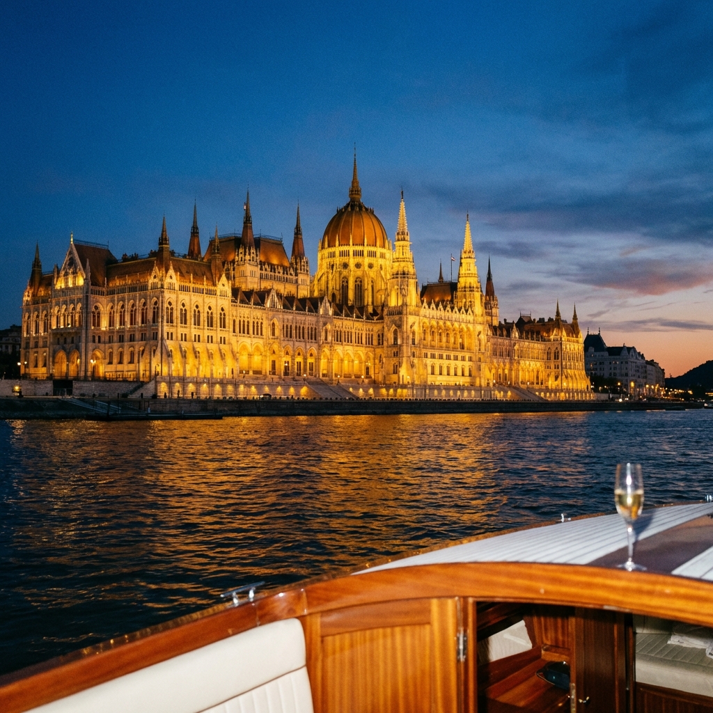 Budapest Paradise hajózás a Parlamentnél